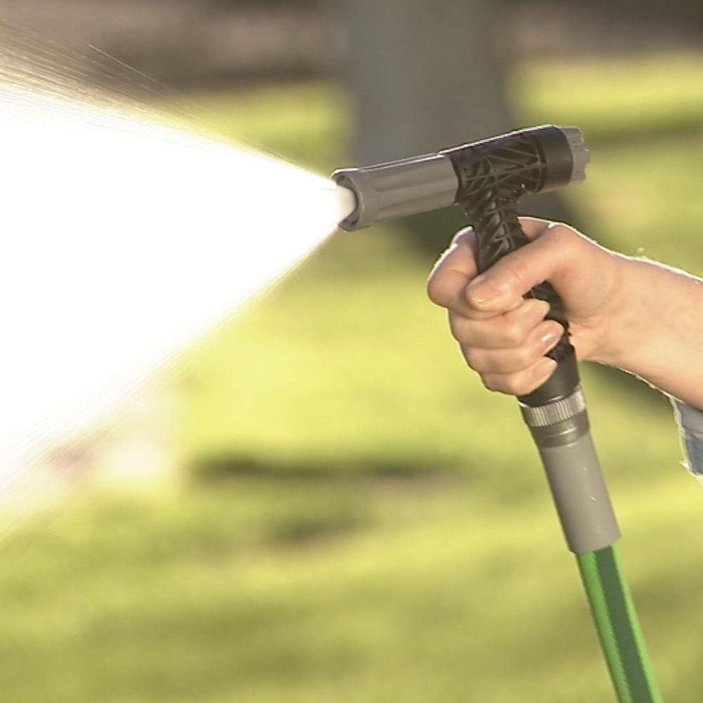 BERNINI FOUNTAINS Pro 5/8 in Dia x 50 ft. Length Light X Flex Fabric Hose - Green