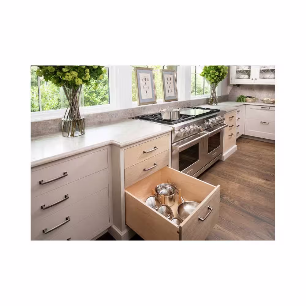 Rev-A-Shelf 6.625 in. H x 39.25 in. W x 21.25 in. D Large Cabinet Drawer Peg System Insert with Wood Pegs