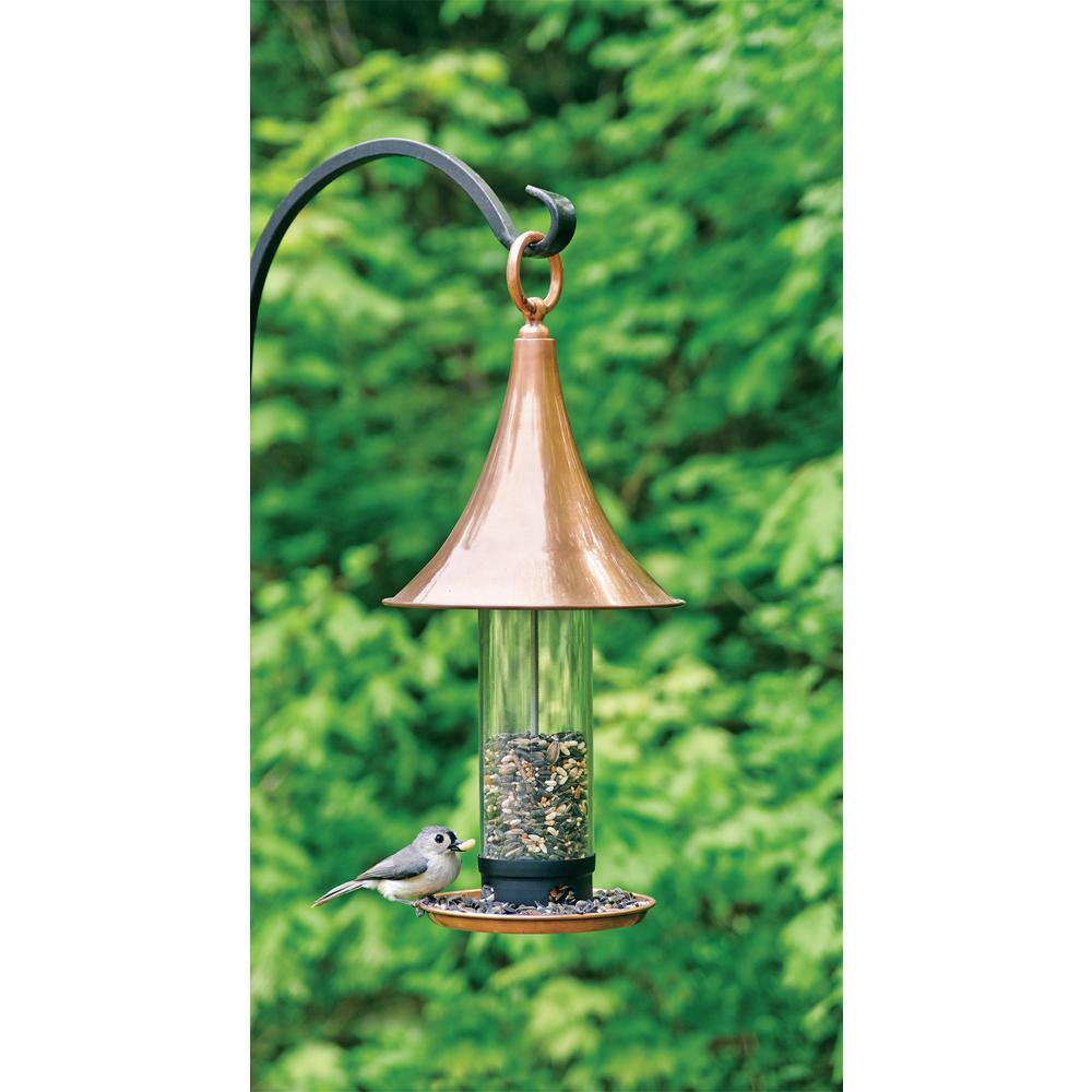 Good Directions Castella Turret-Inspired Pure Copper Bird Feeder