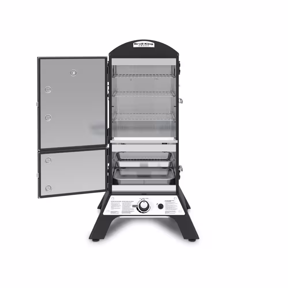 Broil King Smoke Vertical Propane Gas Smoker in Black