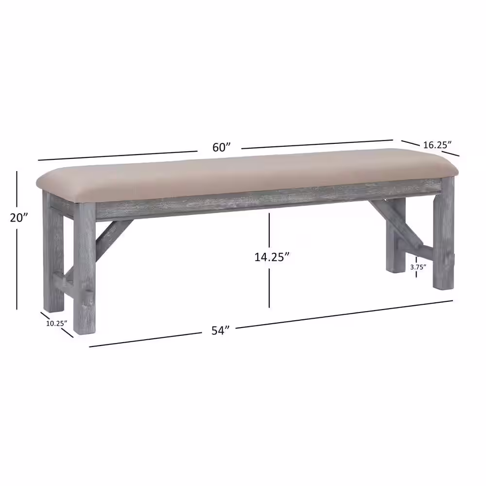 Powell Company Krause Weathered Grey 60