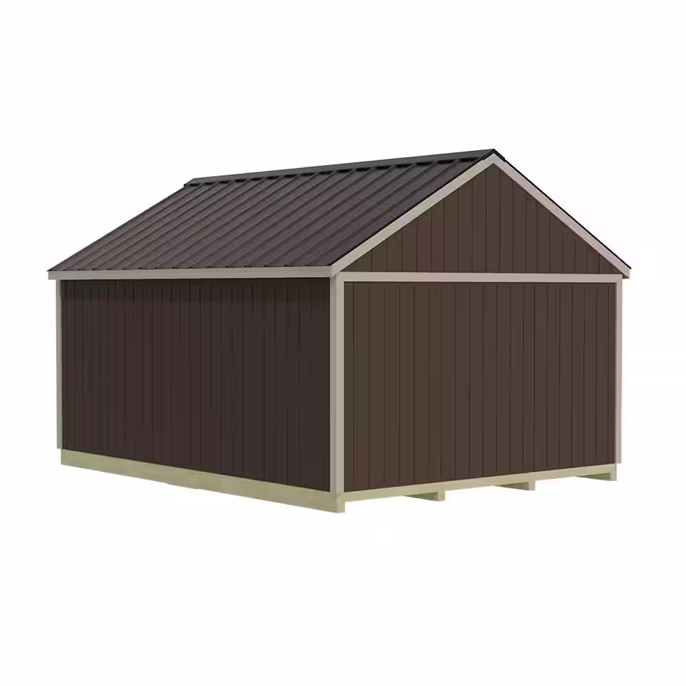 Best Barns Fairview 12 ft. x 12 ft. Wood Storage Shed Kit with Floor including 4 x 4 Runners