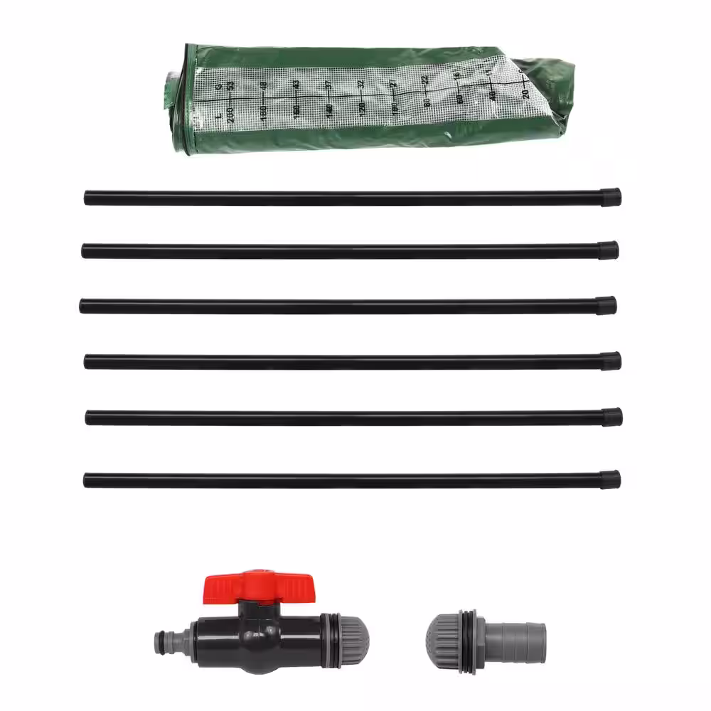 None 50 Gal. Calibrated Collapsible Rain Barrel