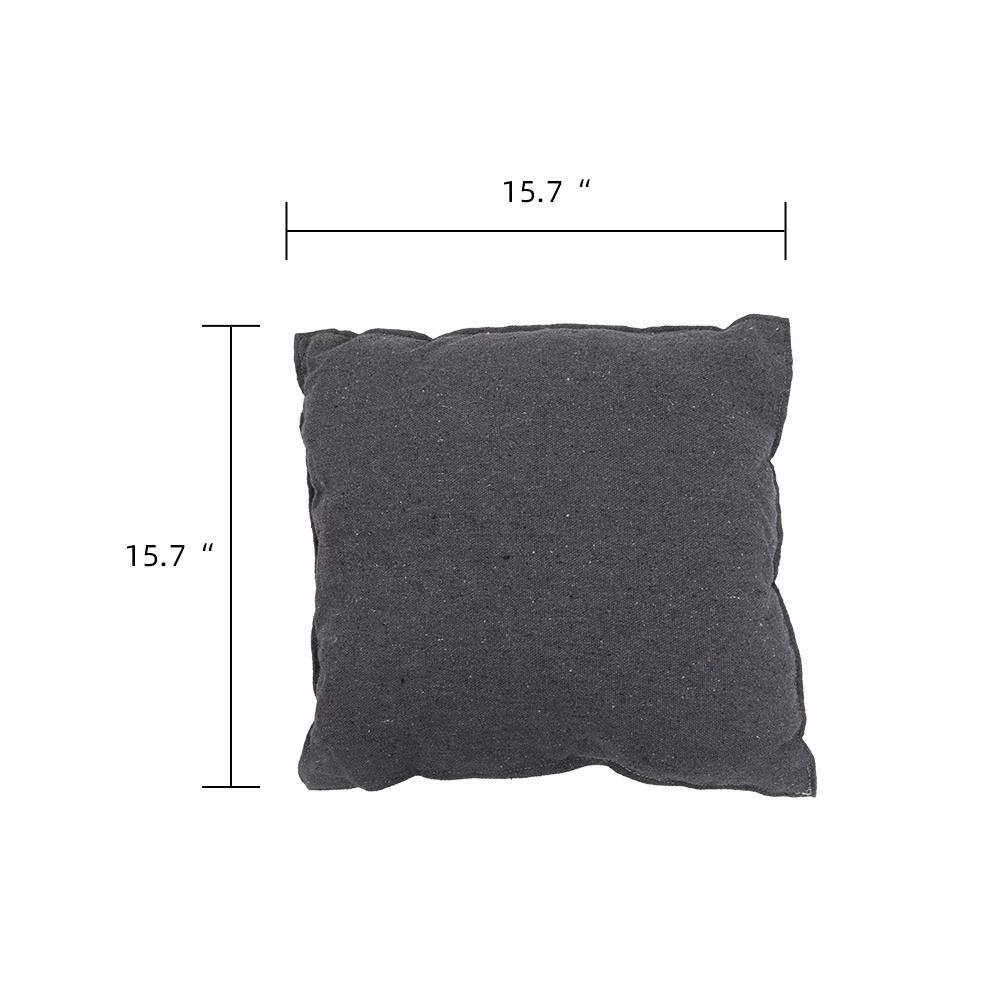 None 3.9 ft. Tassel Hammock Chair Hanging Rope Swing Seat with 2 Cushions