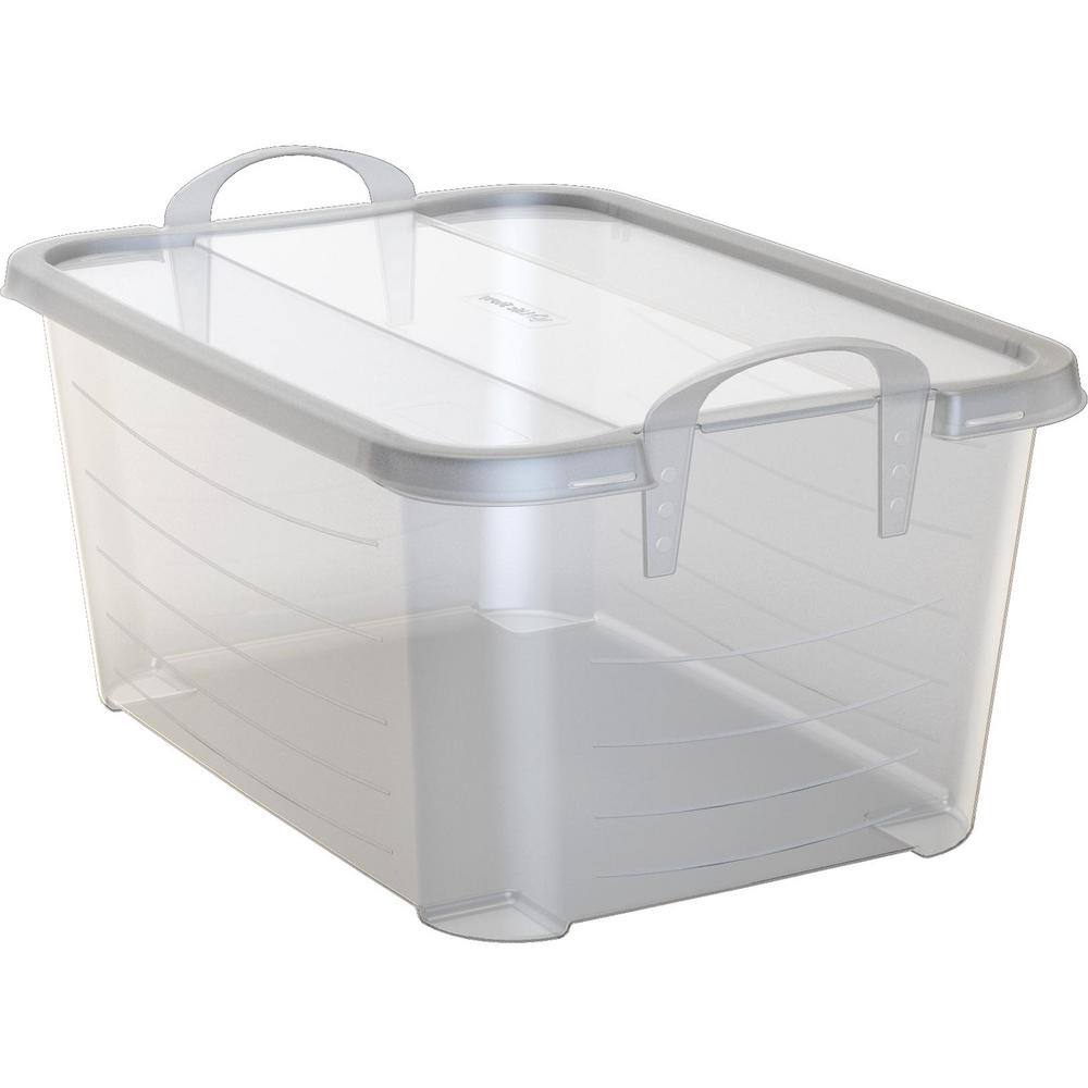 Life Story Clear Stackable Closet Organization and Storage Box, 55 Qt. (24-Pack)