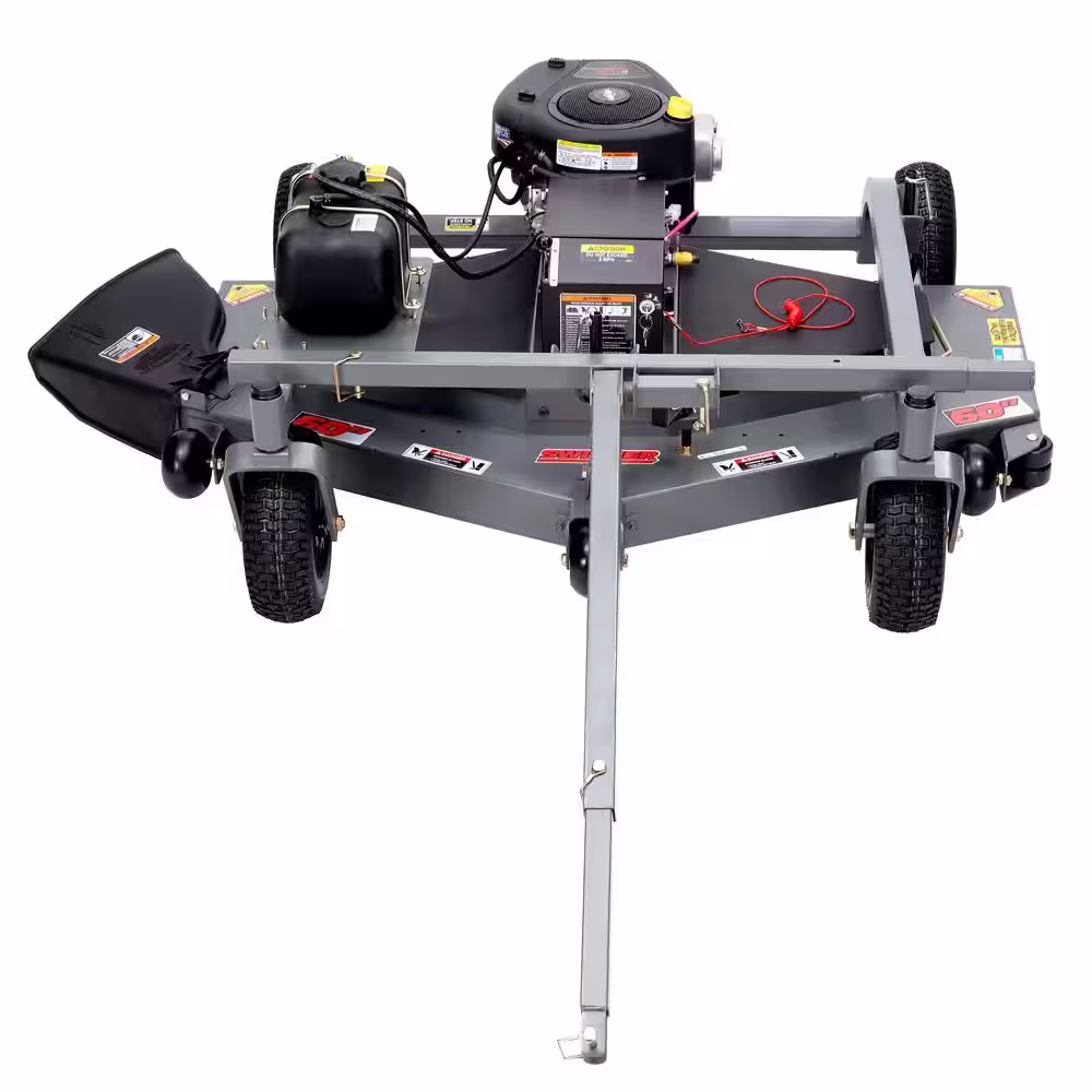 SWISHER 60 in. 15.5-HP 500 cc Briggs & Stratton Electric Start Pull-Behind Finish Cut Lawn Mower