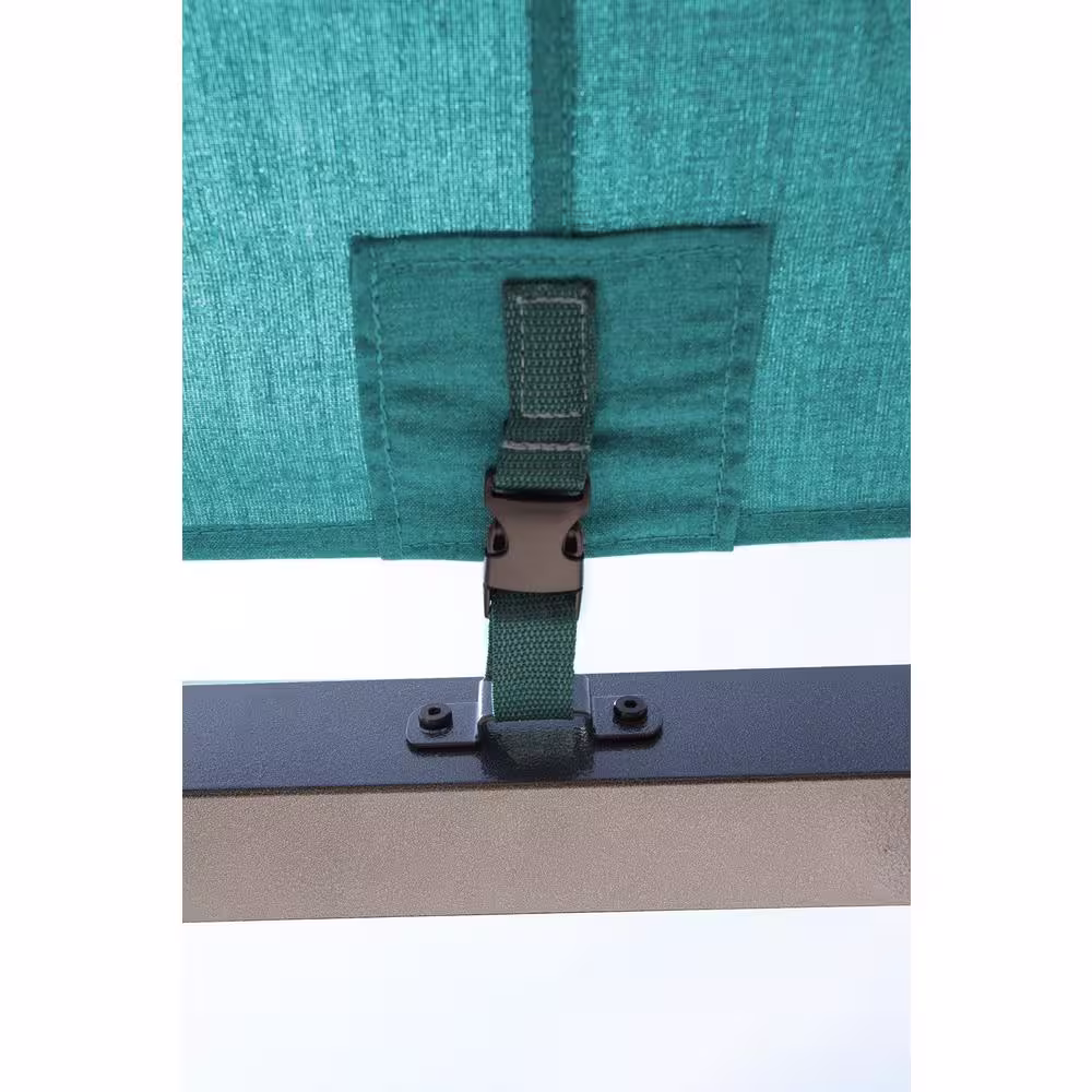 Sojag Dunwich 8 ft. x 8 ft. Teal Steel Framed Pergola