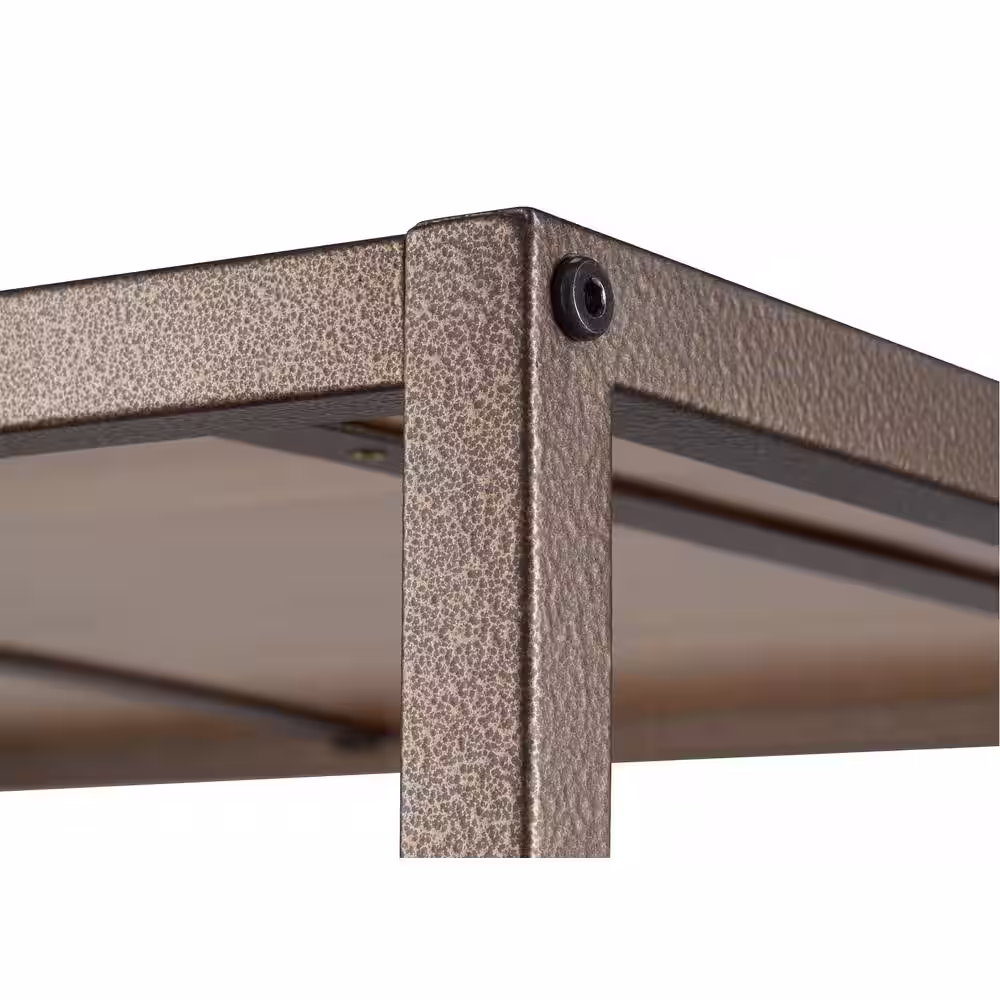 Trinity Bronze Bamboo Clothes Rack 30 in. W x 72 in. H