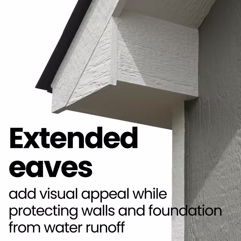 Handy Home Products Professionally Installed Tribeca 10 ft. W x 12 ft. D Designer Wood Shed with Transom Window, Gray Shingle (120 sq. ft.)