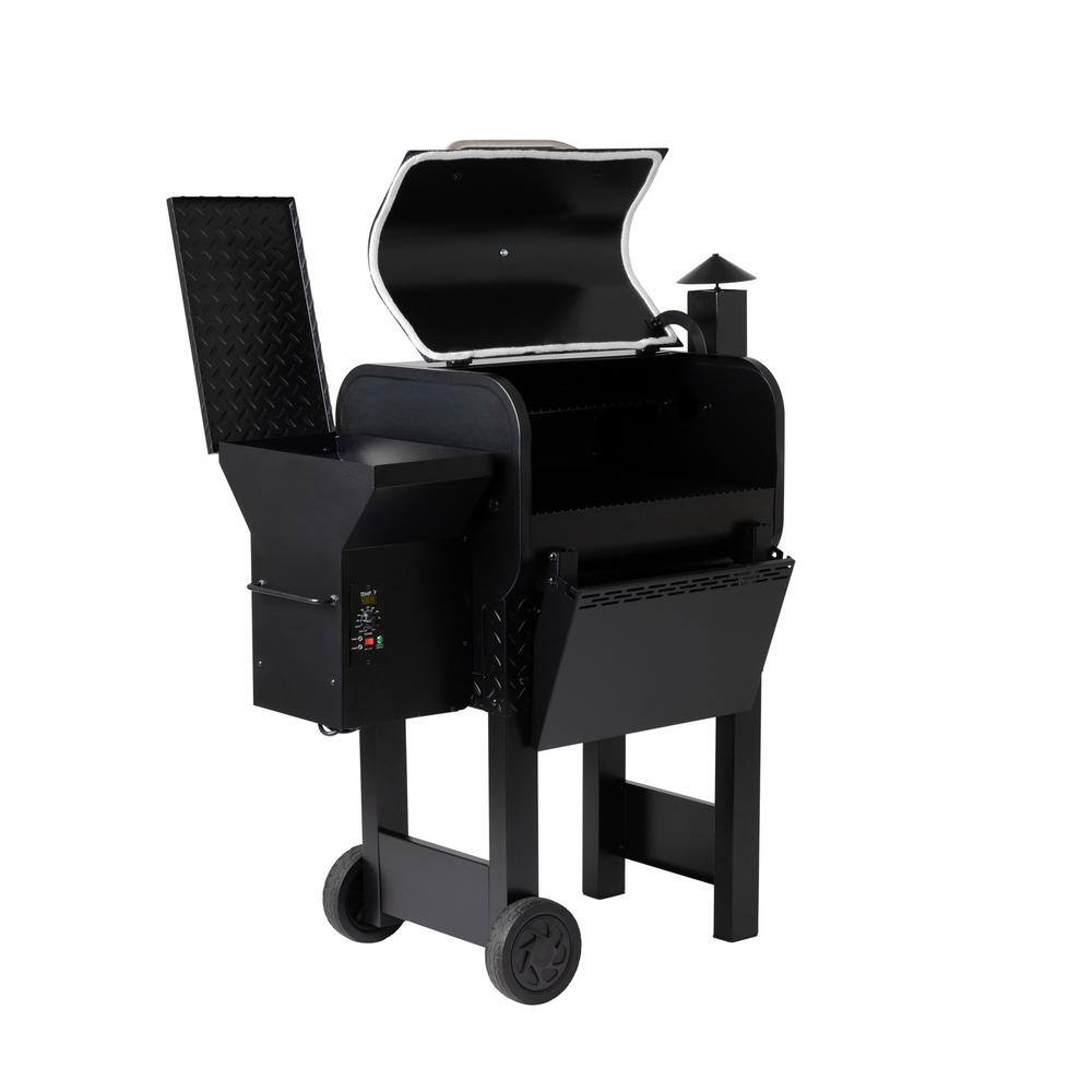 PRIME PELLET GRILLS KC King 600 Pellet Grill in Black