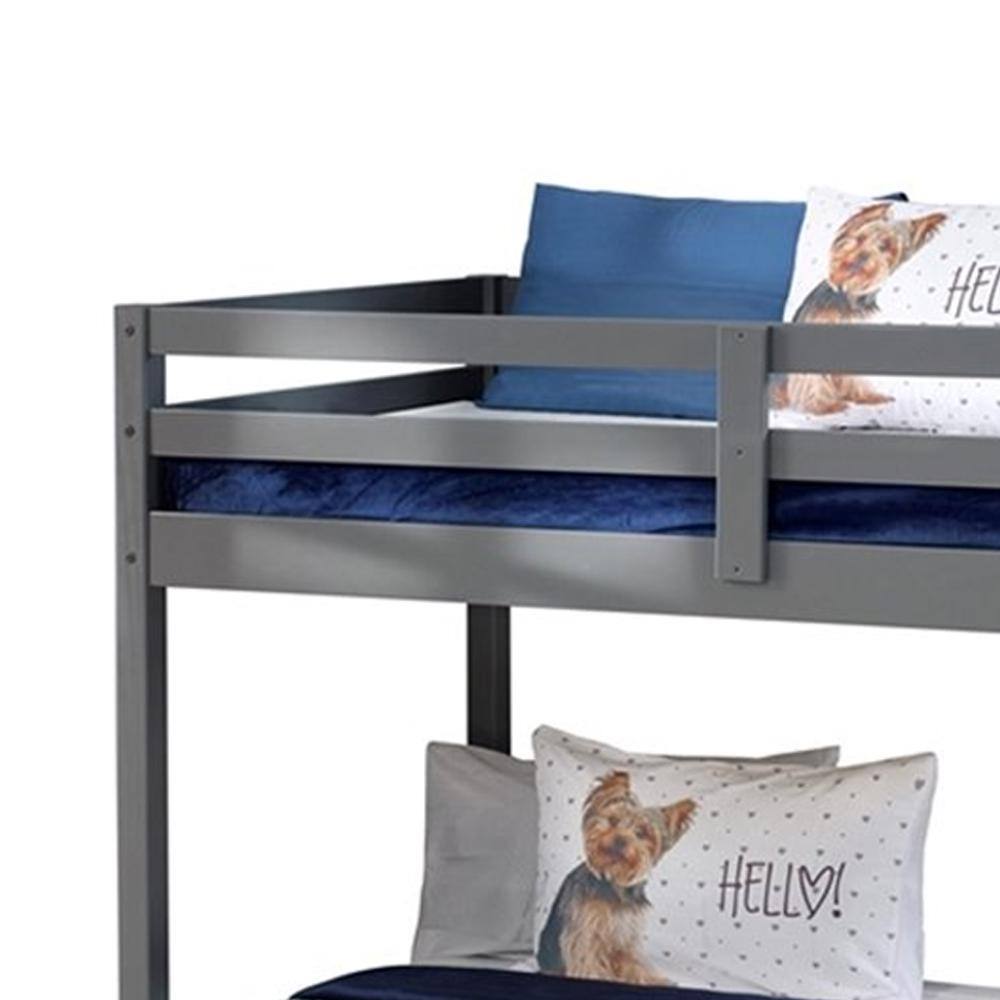 Acme Furniture Gaston Gray Twin Bunk Bed
