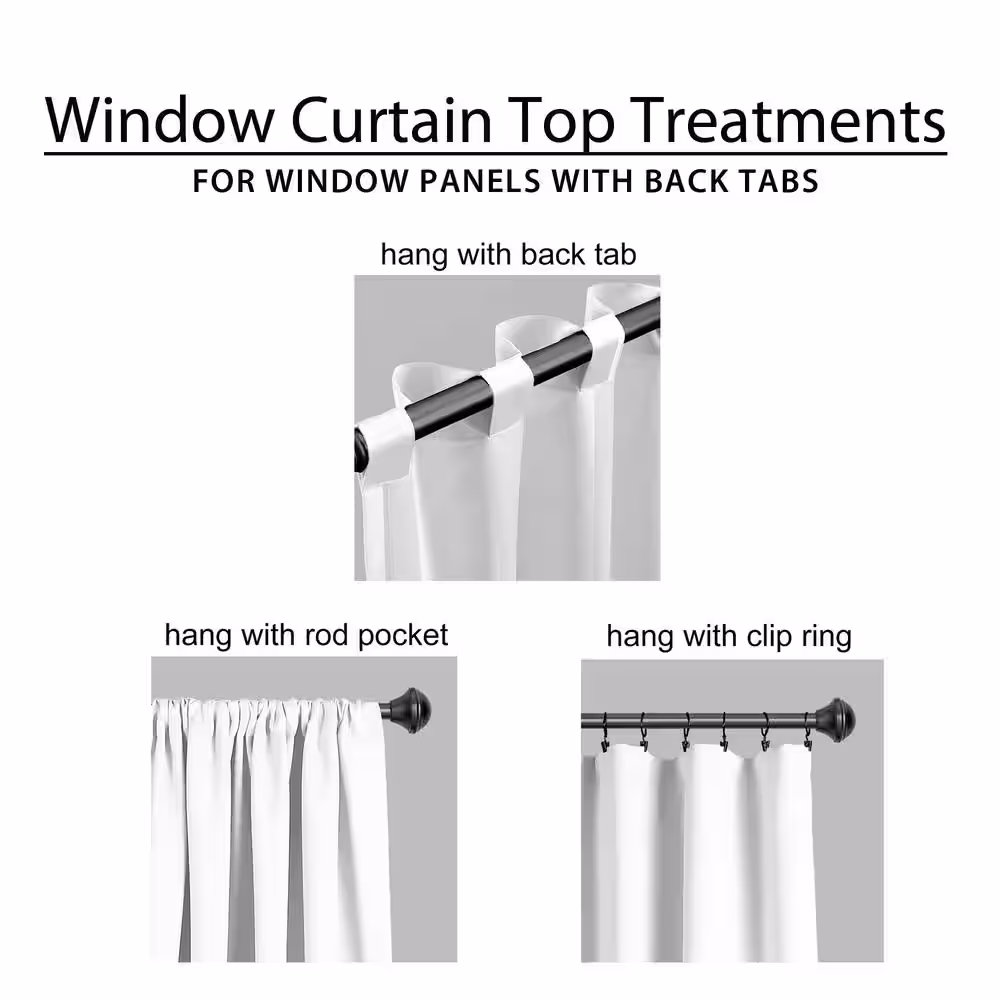 Lush Decor Gray Floral Rod Pocket Room Darkening Curtain - 52 in. W x 84 in. L (Set of 2)