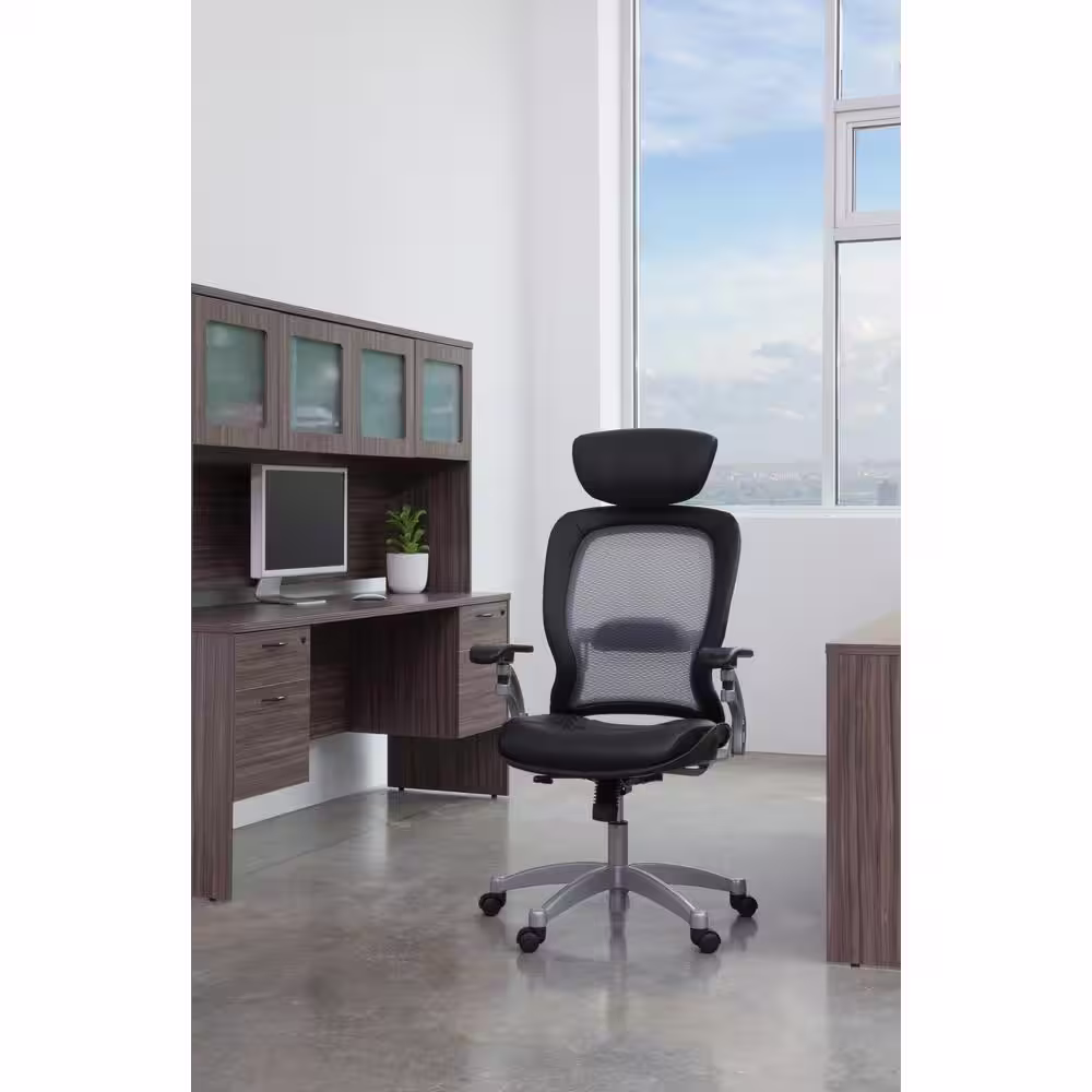 Office Star Products 36 Series Black AirGrid Back Office Chair