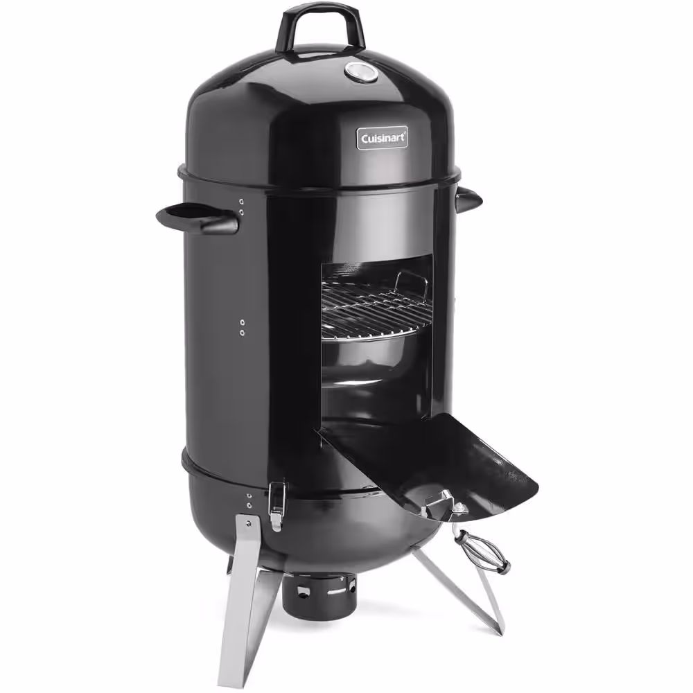 Cuisinart Vertical 18 in. Dia Charcoal Smoker in Black