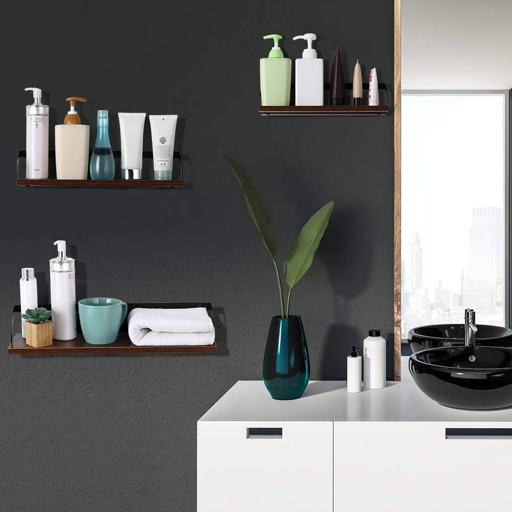 None Children's Baby Bookshelf, Floating Shelf Wall-Mounted (Set of 3)