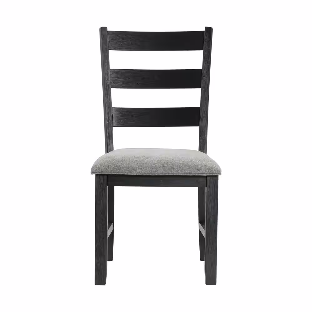 Picket House Furnishings Tuttle 3-Piece Drop Leaf Dining Set in Gray Table and 2-Chairs