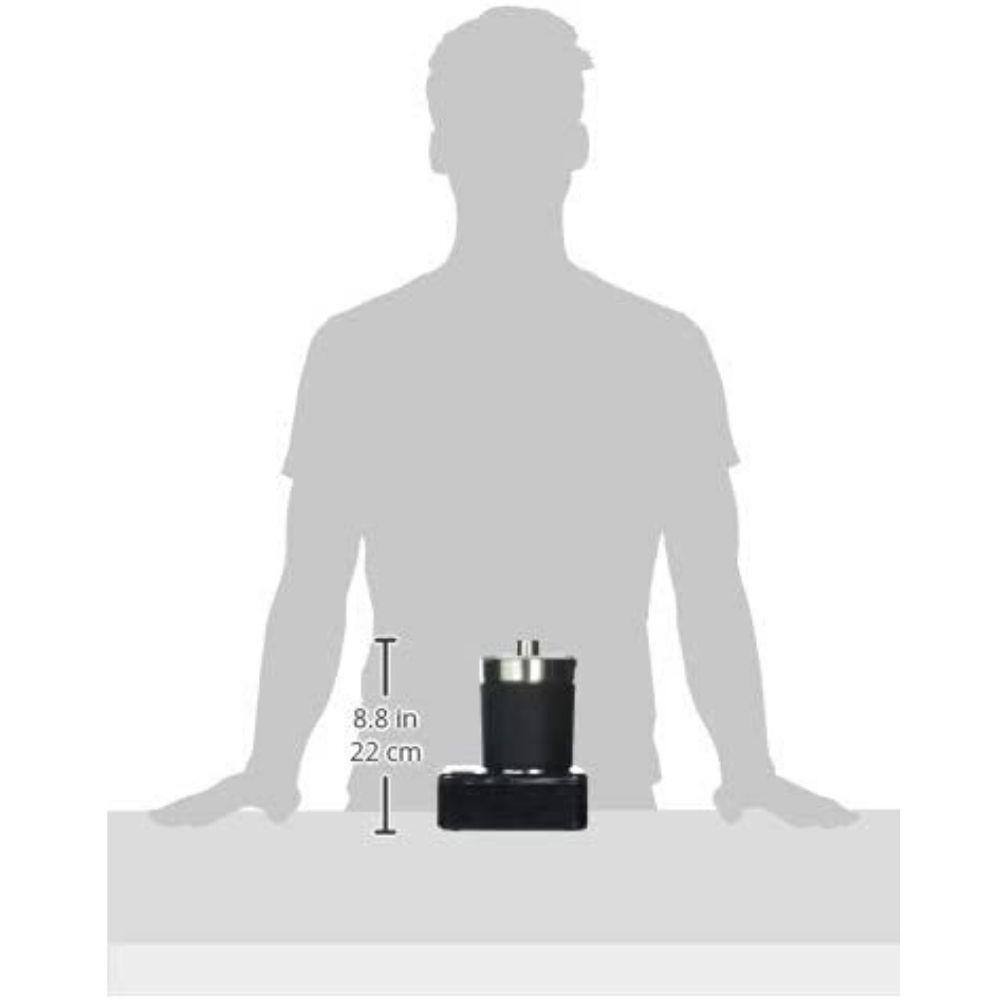 OVENTE 7 oz. Stainless Steel Silver Coffee and Milk Frother with Induction Base