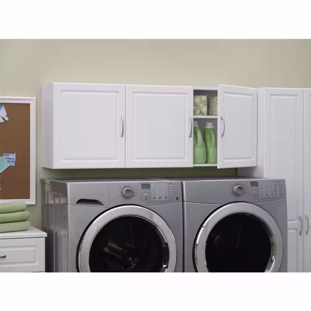 Ameriwood Home Trailwinds 54 in. White Storage Cabinet