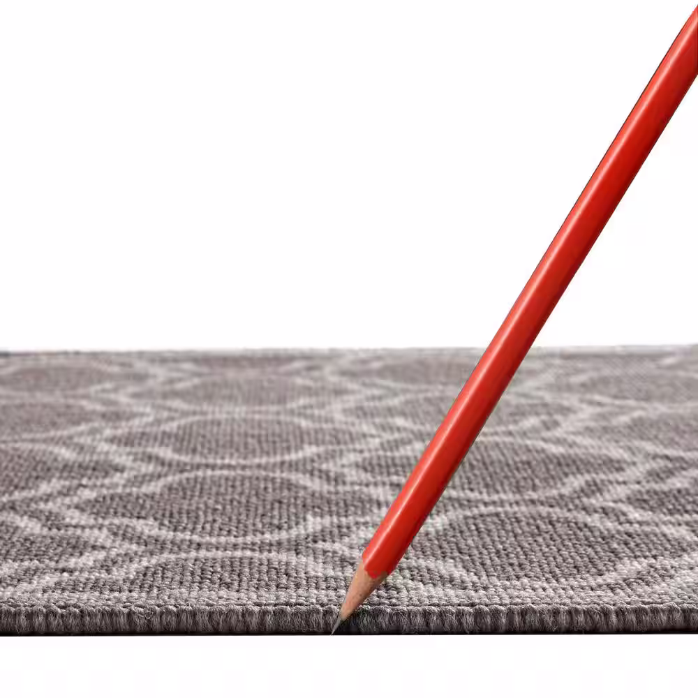 TrafficMaster Trellis Grey 2 ft. x 5 ft. Accent Rug