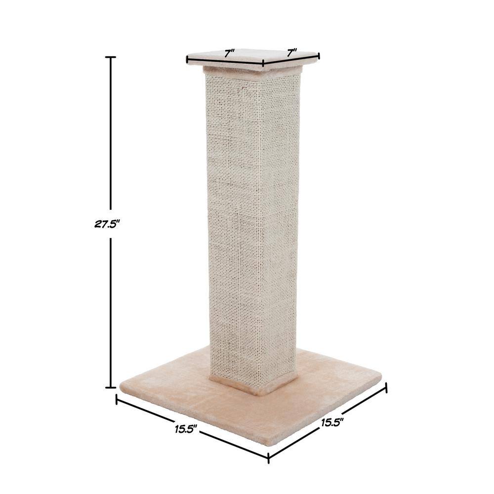 Petmaker 28 in. Tall Sisal Burlap Cat Scratching