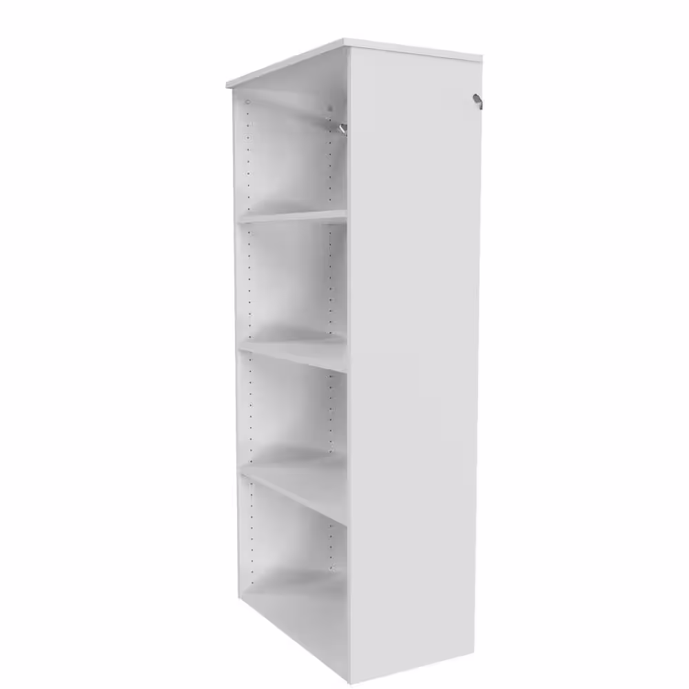 ClosetMaid Style+ 25 in. W White Hanging Wood Closet Tower