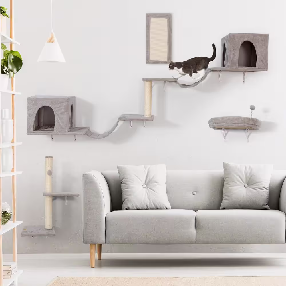 COZIWOW Wall-mounted Cat Tree Wall Shelves