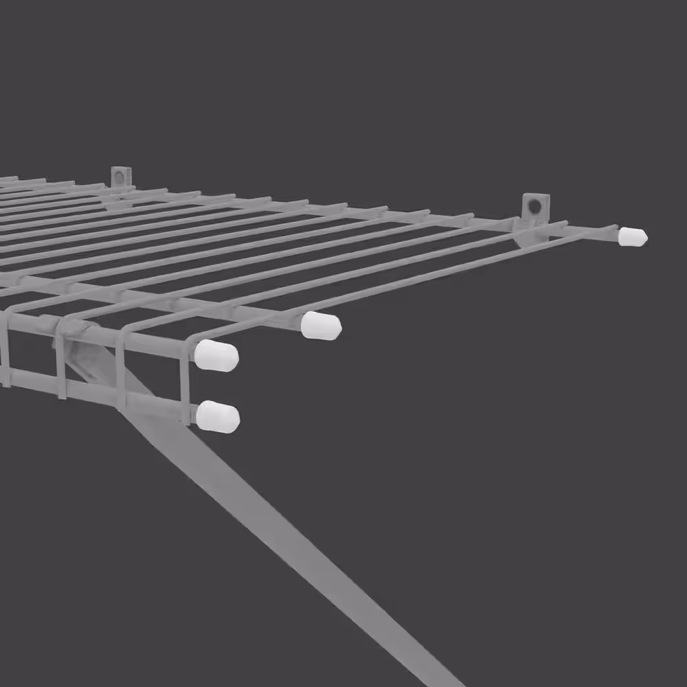 ClosetMaid White Plastic Small End Caps (1000-Pack)