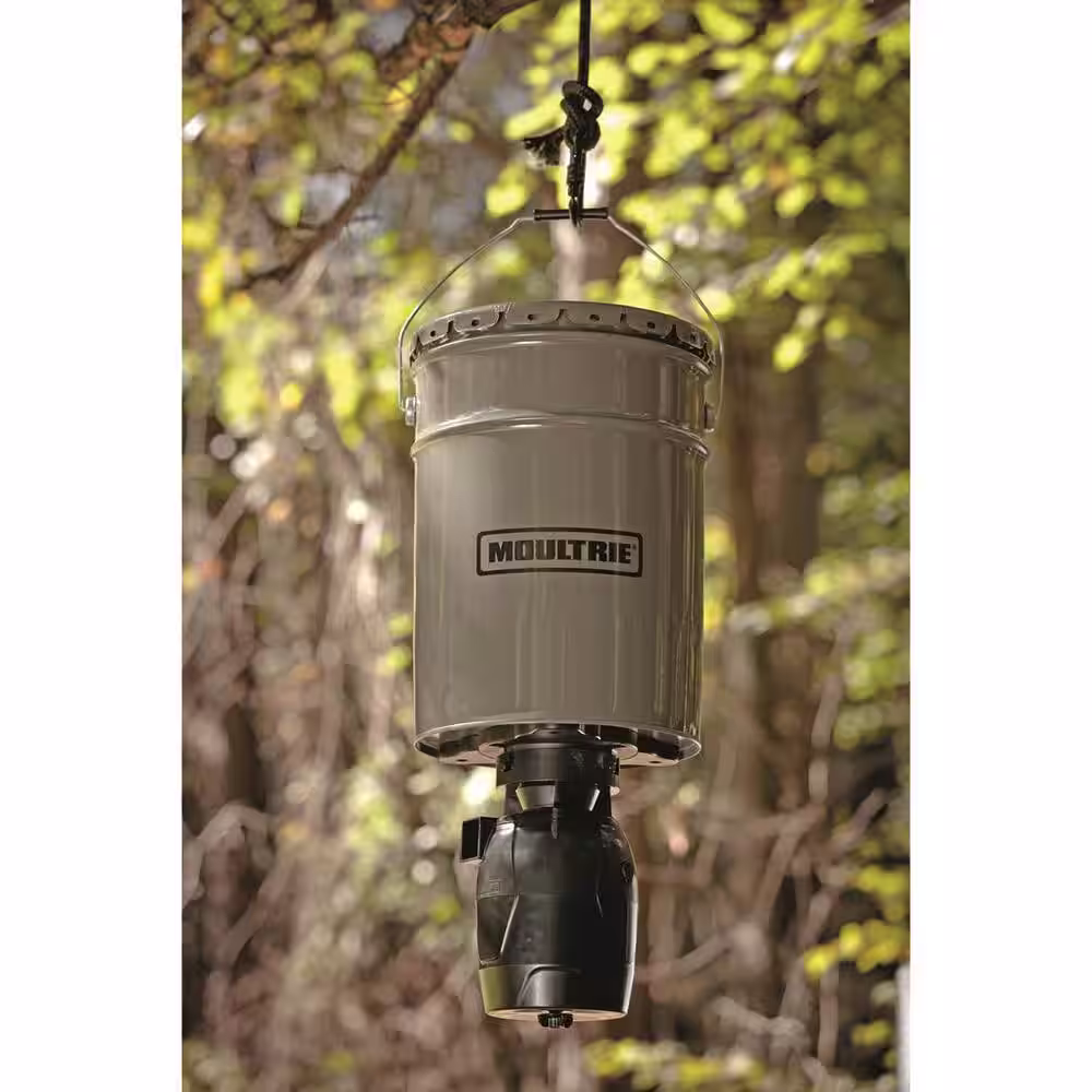 Moultrie 6.5 Gal. Directional Hanging Bucket Auto Timer Deer Feeder (2-Pack)