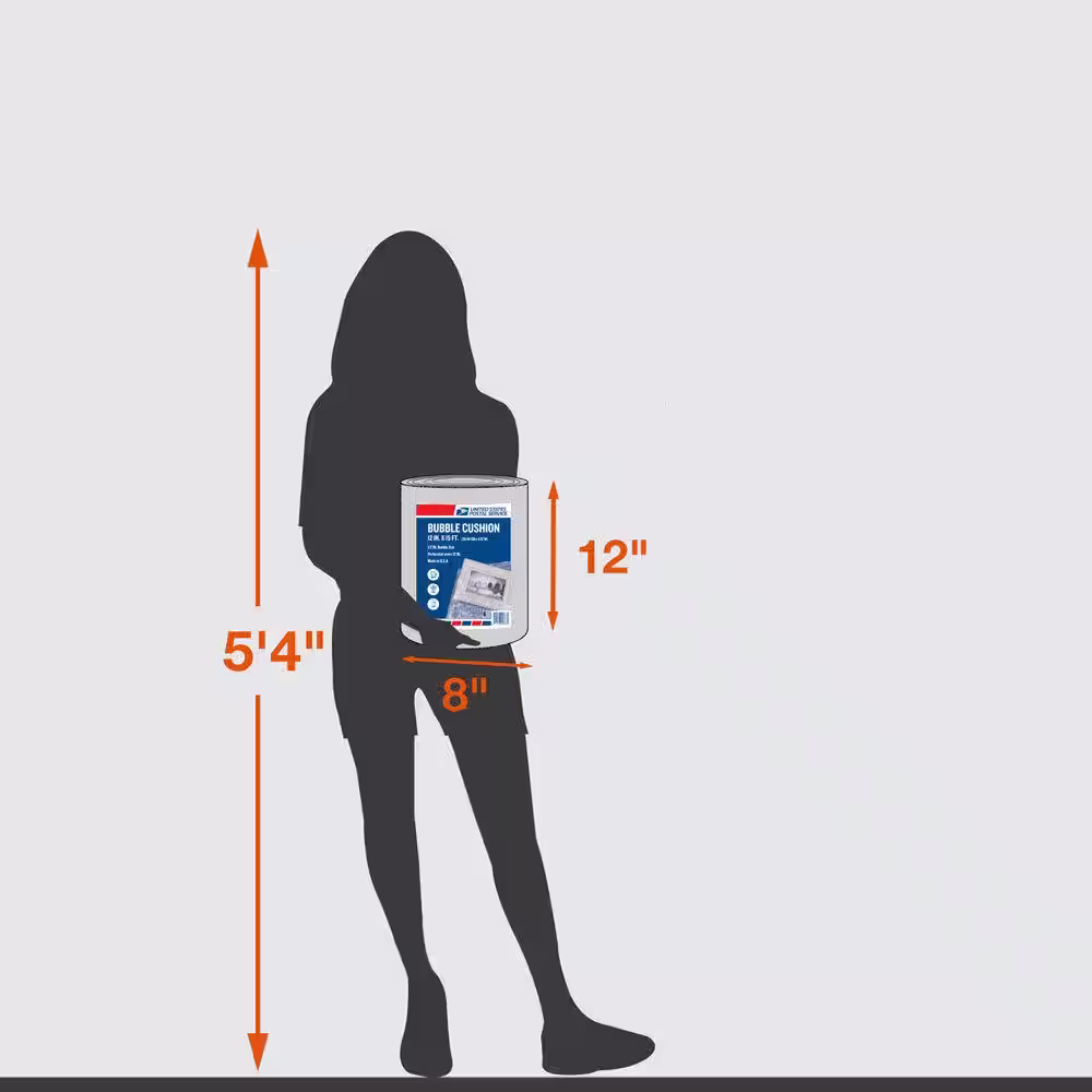 Pratt Retail Specialties 12 in. x 15 ft. Perforated Bubble Cushion Wrap