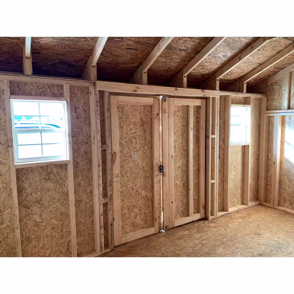 LITTLE COTTAGE CO. Classic Saltbox 10 ft. x 14 ft. Wood Storage Building DIY Kit with Floor