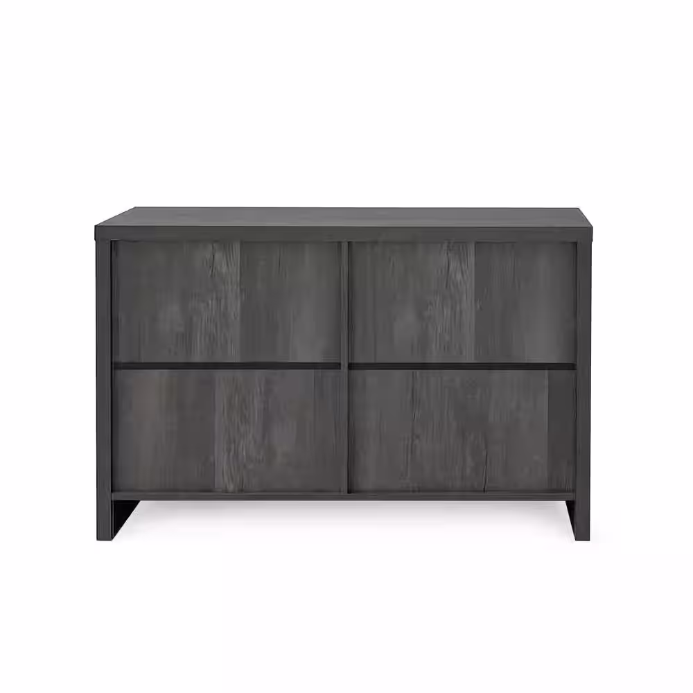 Noble House Alachua 6-Drawer Gray Maple Double Dresser