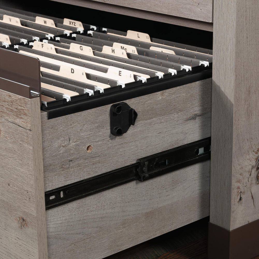 SAUDER Manhattan Gate Mystic Oak Lateral File Cabinet with Locking Drawer
