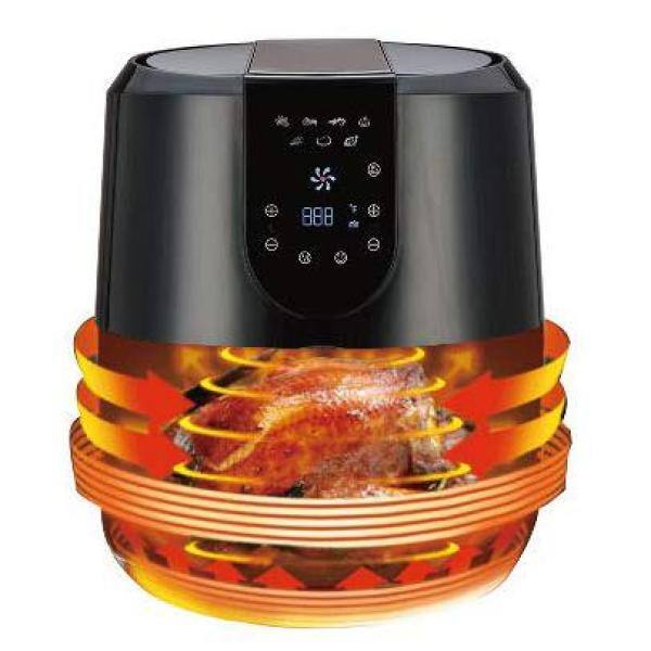 Emerald Air Fryer 5.2 l Capacity with Digital LED Touch Display and Slide Out Pan/Detachable Basket 1800-Watts (1807)