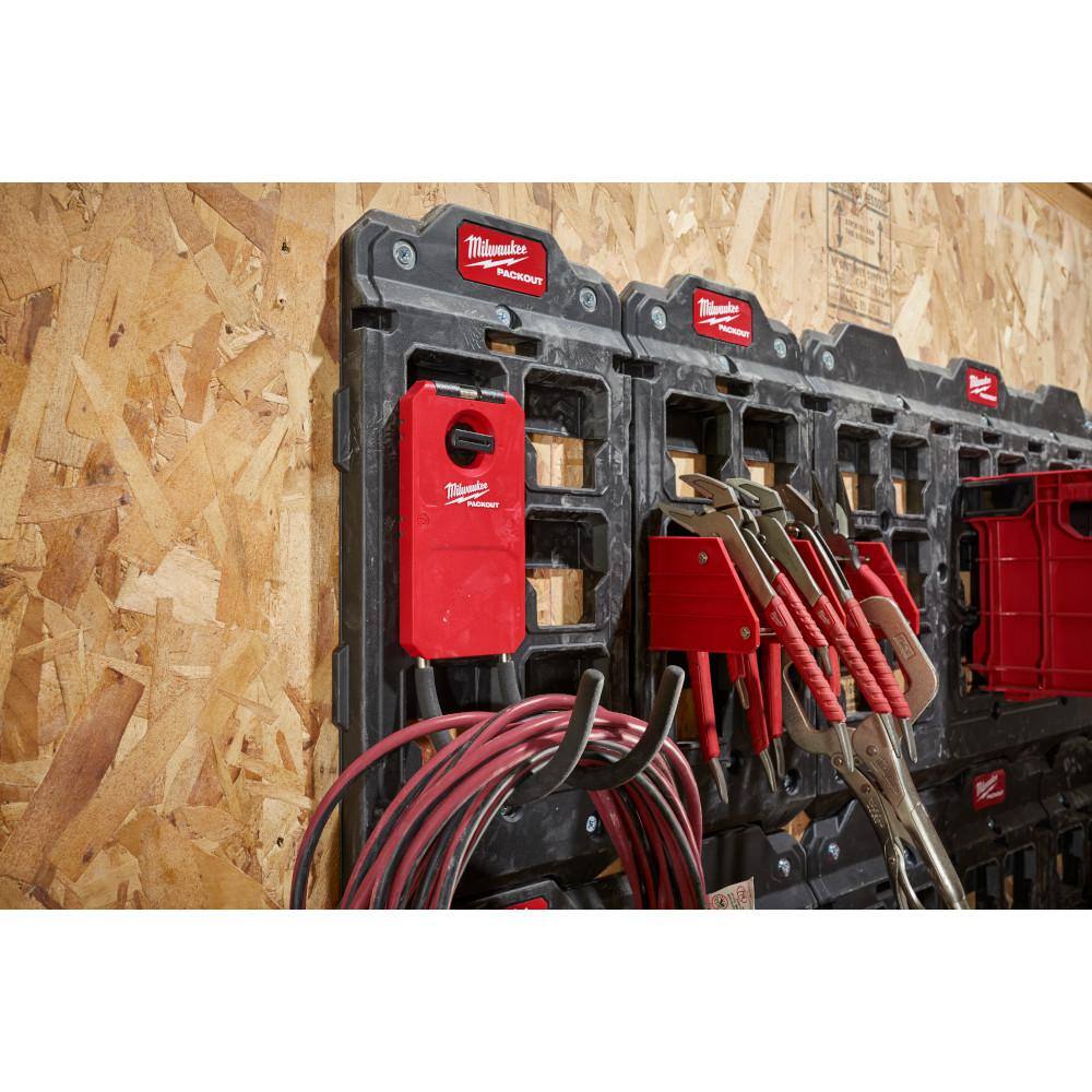 Milwaukee Packout Pliers Rack with Packout Compact Wall Plate