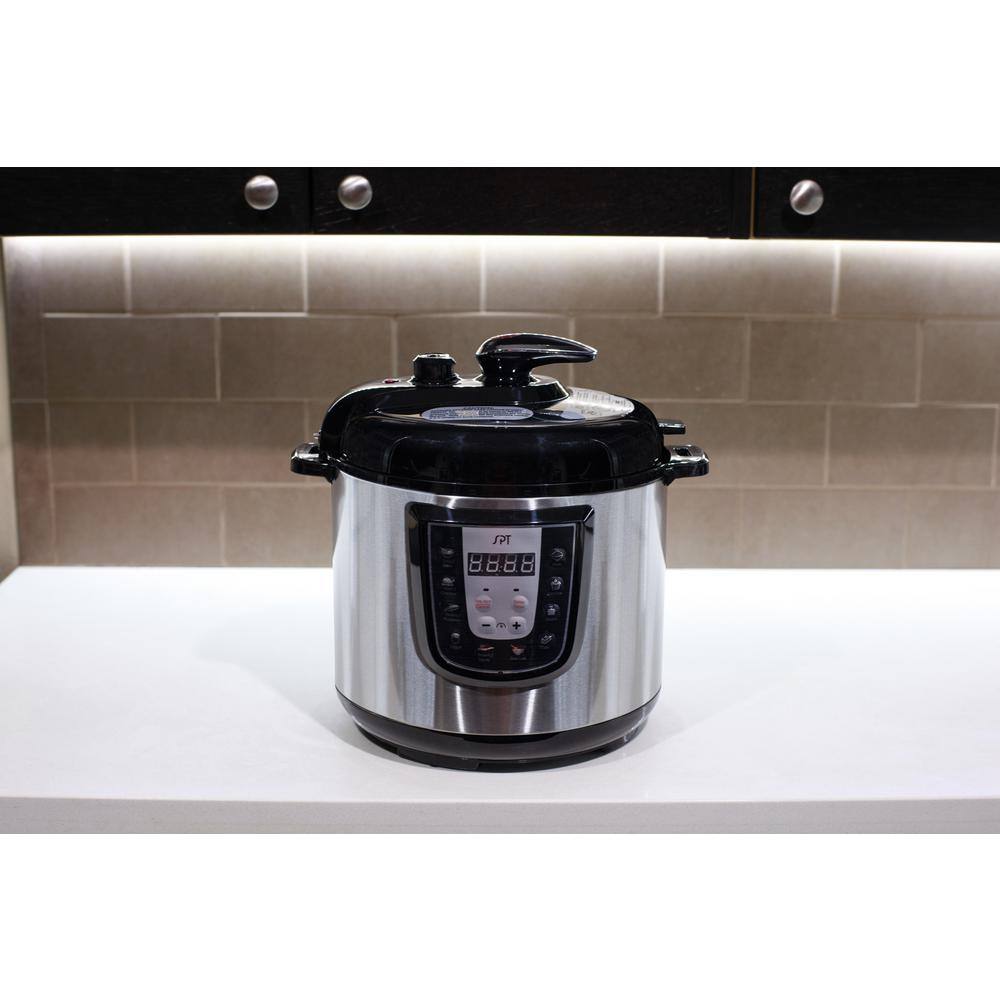 6 qt. Stainless Steel Electric Pressure Cooker with BuiltIn Timer and