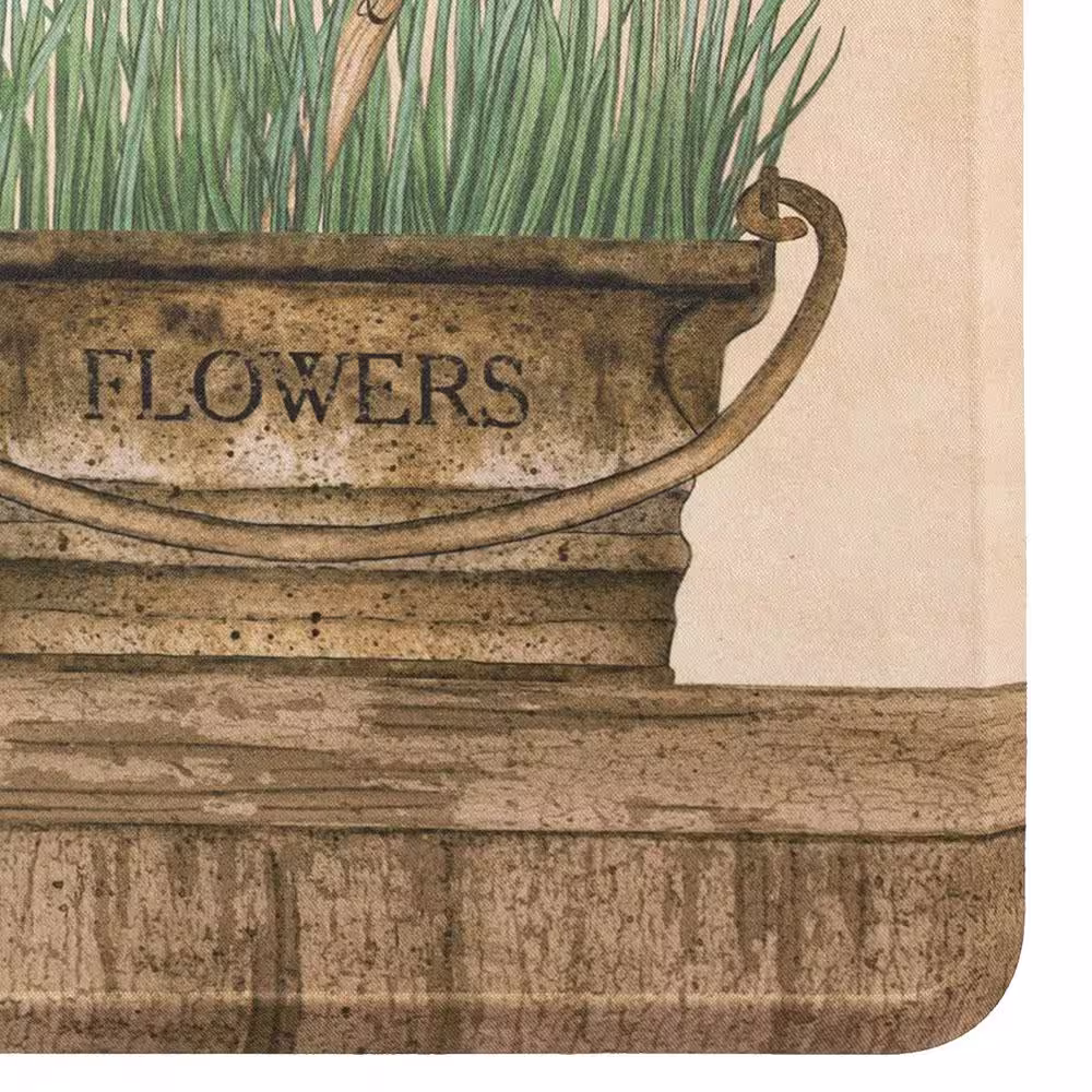 StyleWell Herb Garden Multi 20 in. x 32 in. Kitchen Mat