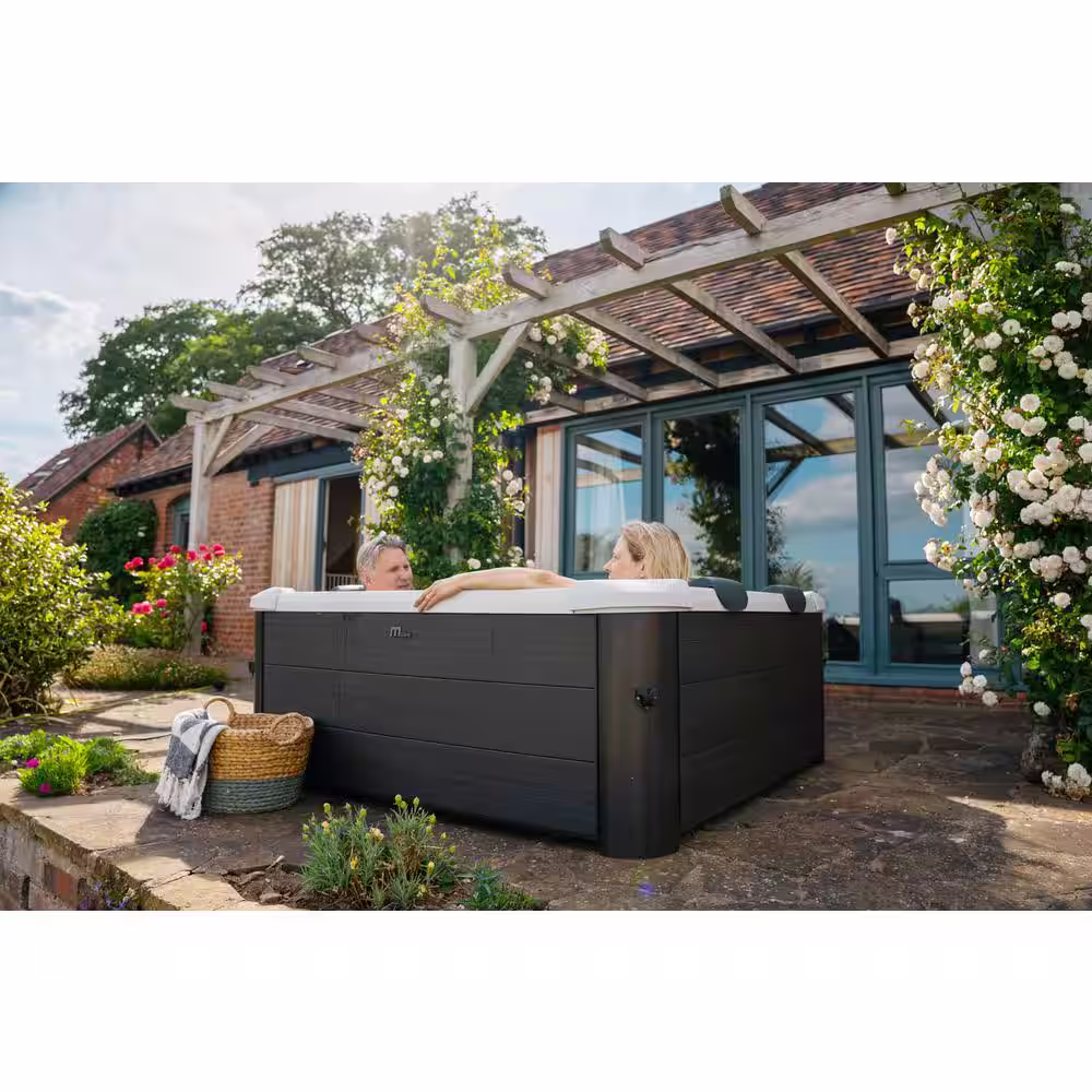 M SPA OSLO, FRAME SERIES, 6-Person, 8 Hydromassage Jets, 140 Air bubble System Hot Tub & SPA, UVC, Ozone, WI-FI, LED Lights