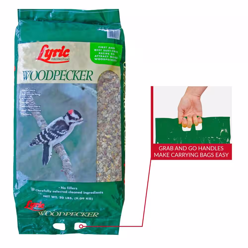Lyric 20 lb. Woodpecker No Waste Wild Bird Mix