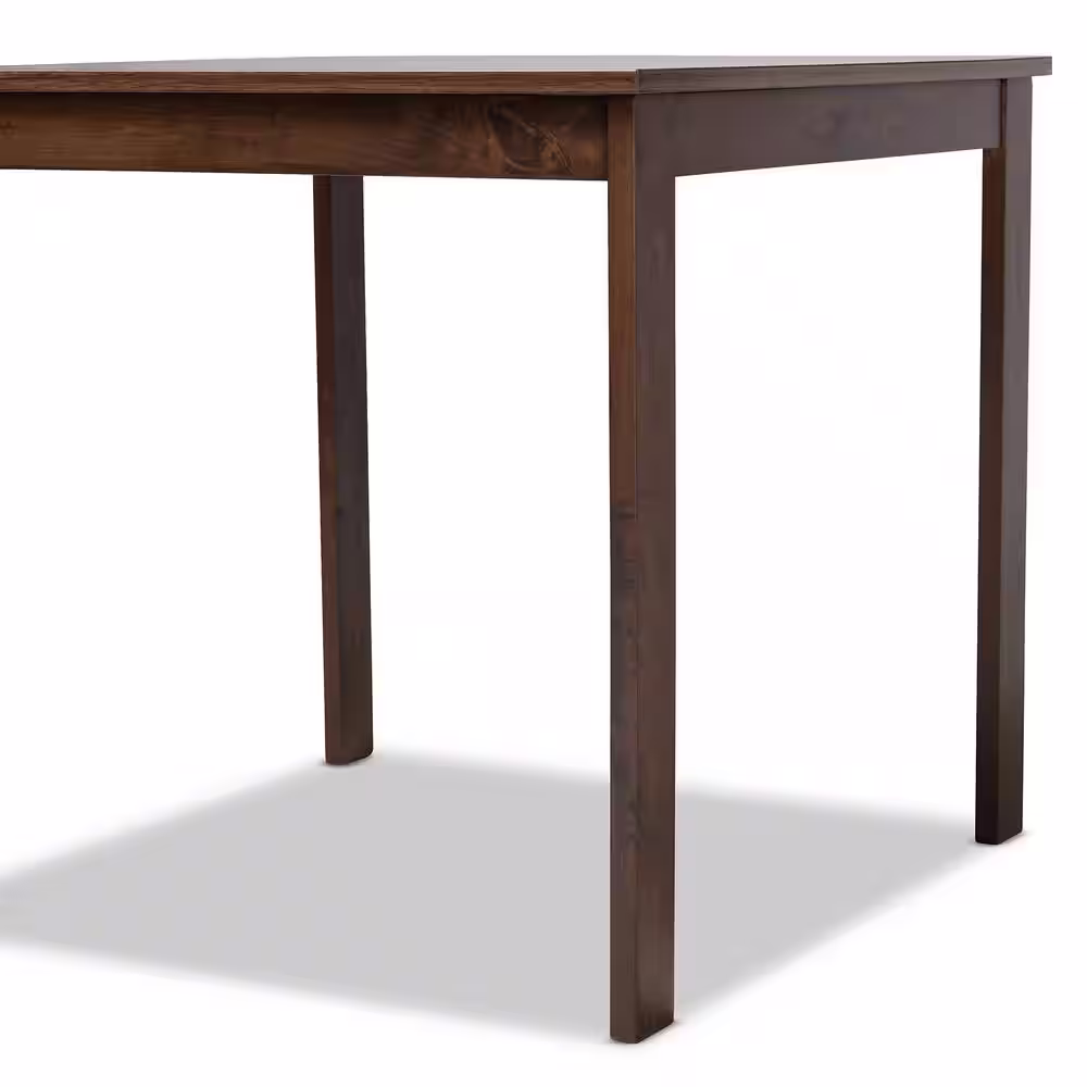 Baxton Studio Lovy 5-Piece Beige Dining Set