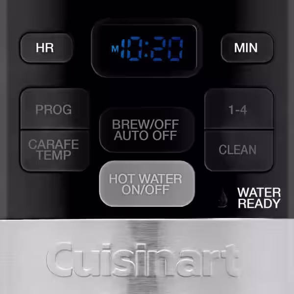 Cuisinart Coffee Plus 12- Cup Black Drip Coffee Maker and Hot Water System