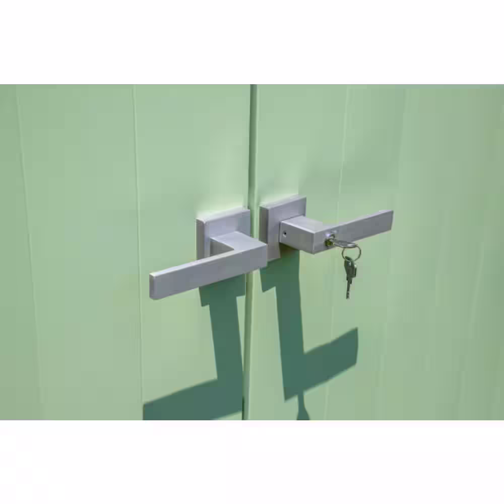 Arrow Select 10 ft. W x 12 ft. D Sage Green Metal Shed (115 sq. ft.)