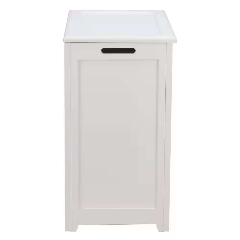 Oceanstar Storage Laundry Hamper in White
