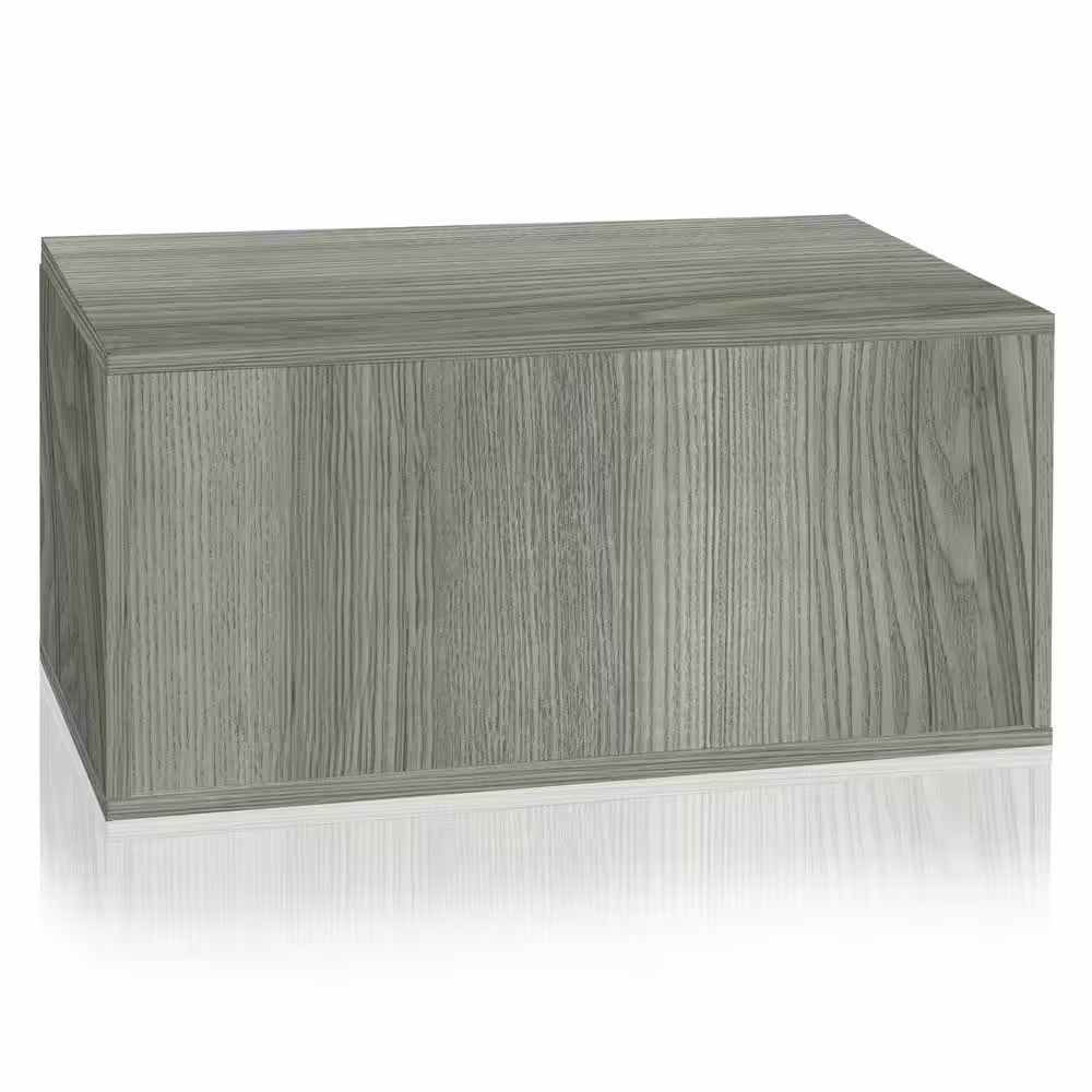 Way Basics Eco zBoard Grey Modern Cat Litter Box Enclosure Furniture