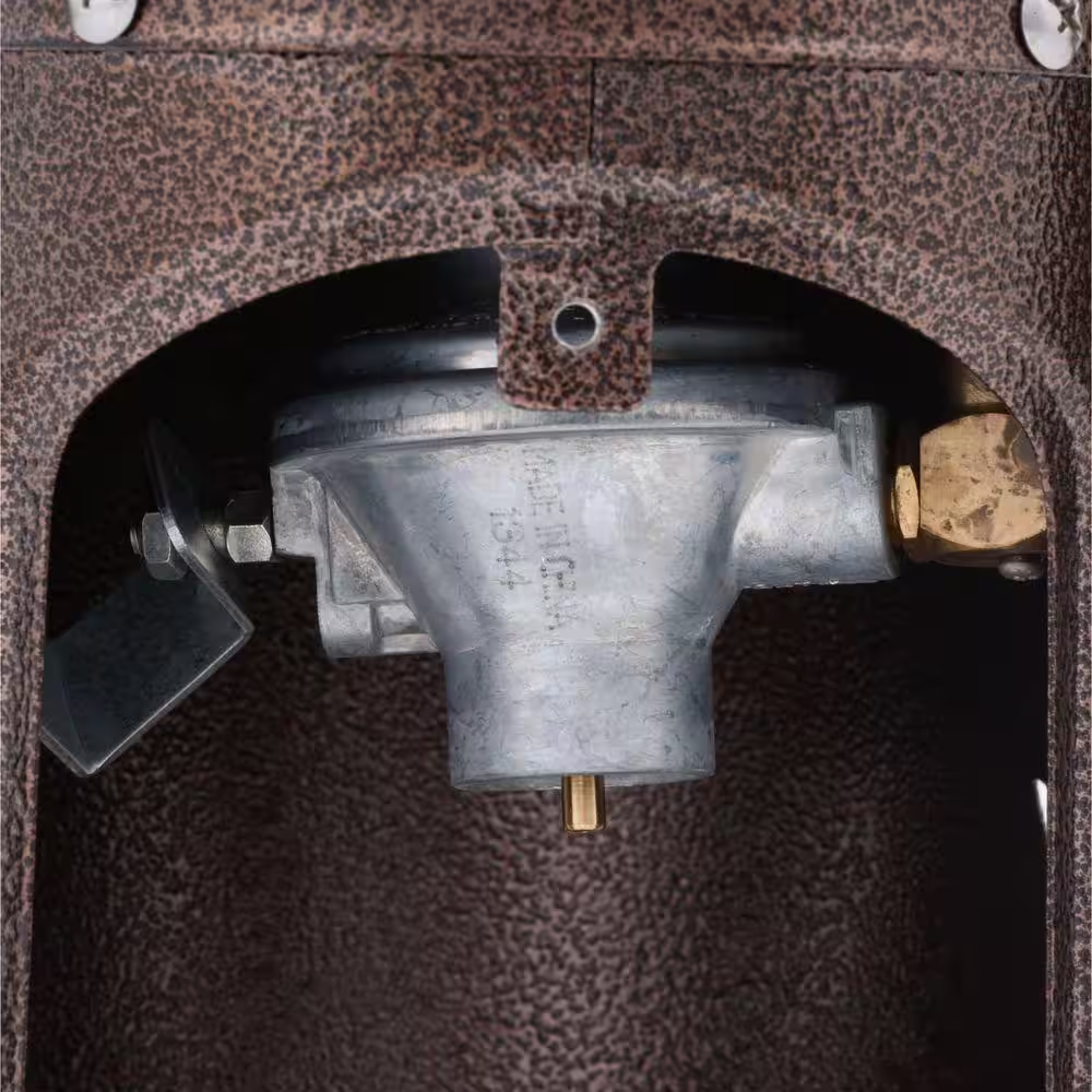 Hampton Bay 11,000 BTU Powder Coated Bronze Tabletop Propane Patio Heater