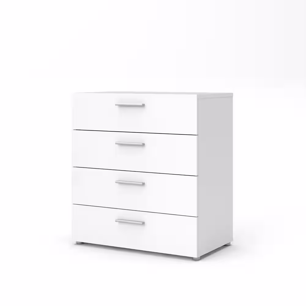 Tvilum Austin 4-Drawer White Chest of Drawers