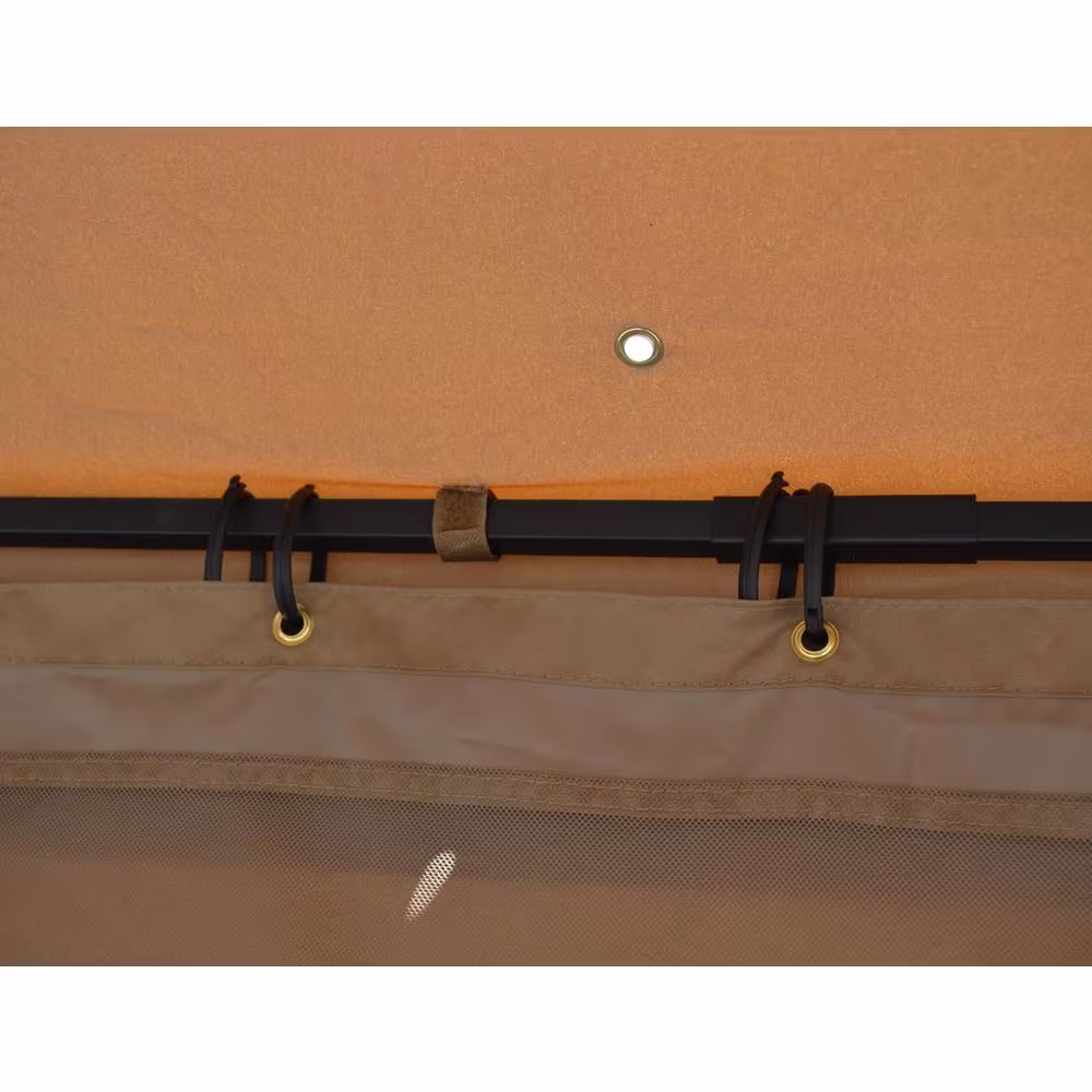 APEX GARDEN Universal 10 ft. x 10 ft. Gazebo Mosquito Mesh Screen Net