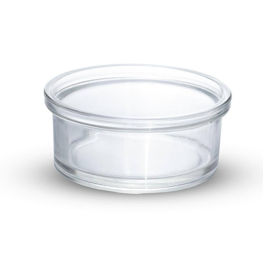 Monarch Abode Monarch Circular Bird Feeder (Clear Glass Base) with Perch