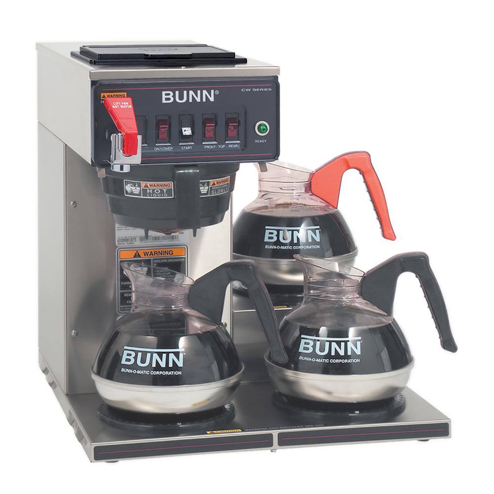 Bunn 12-Cup Automatic Commercial Coffee Brewer with 3-Warmers