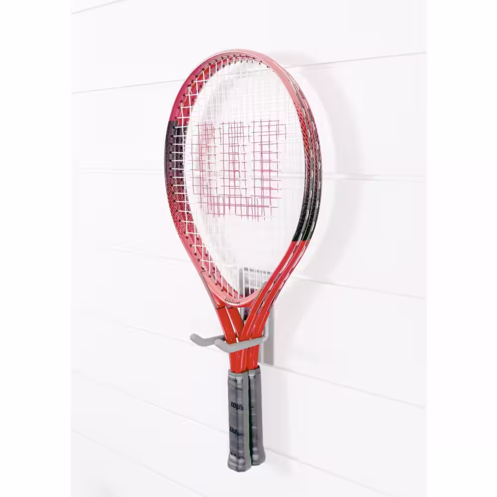 CROWNWALL Slatwall 55 lbs. 4 in. Locking Double Hook (3-Pack)