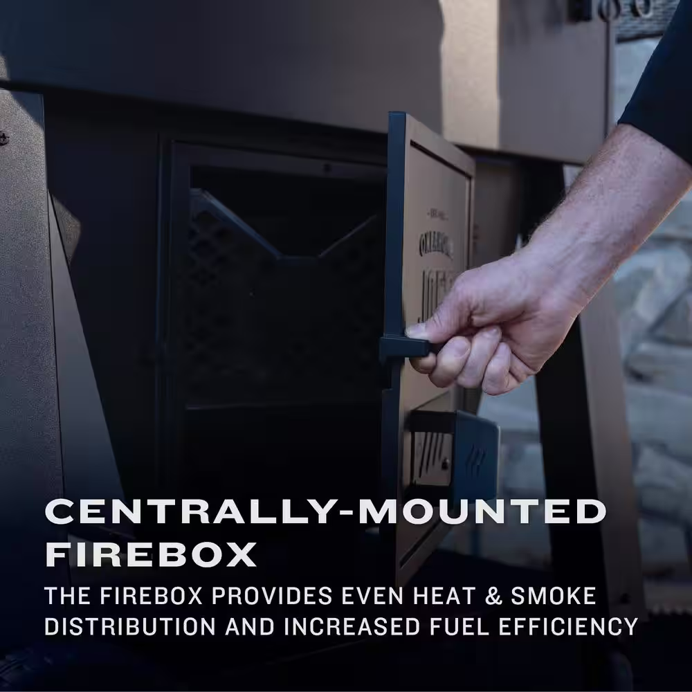 OKLAHOMA JOE'S Marshal Centerbox Charcoal Smoker, 1200 sq. in. Black